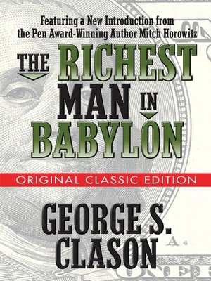 cover image of The Richest Man in Babylon  (Original Classic Edition)